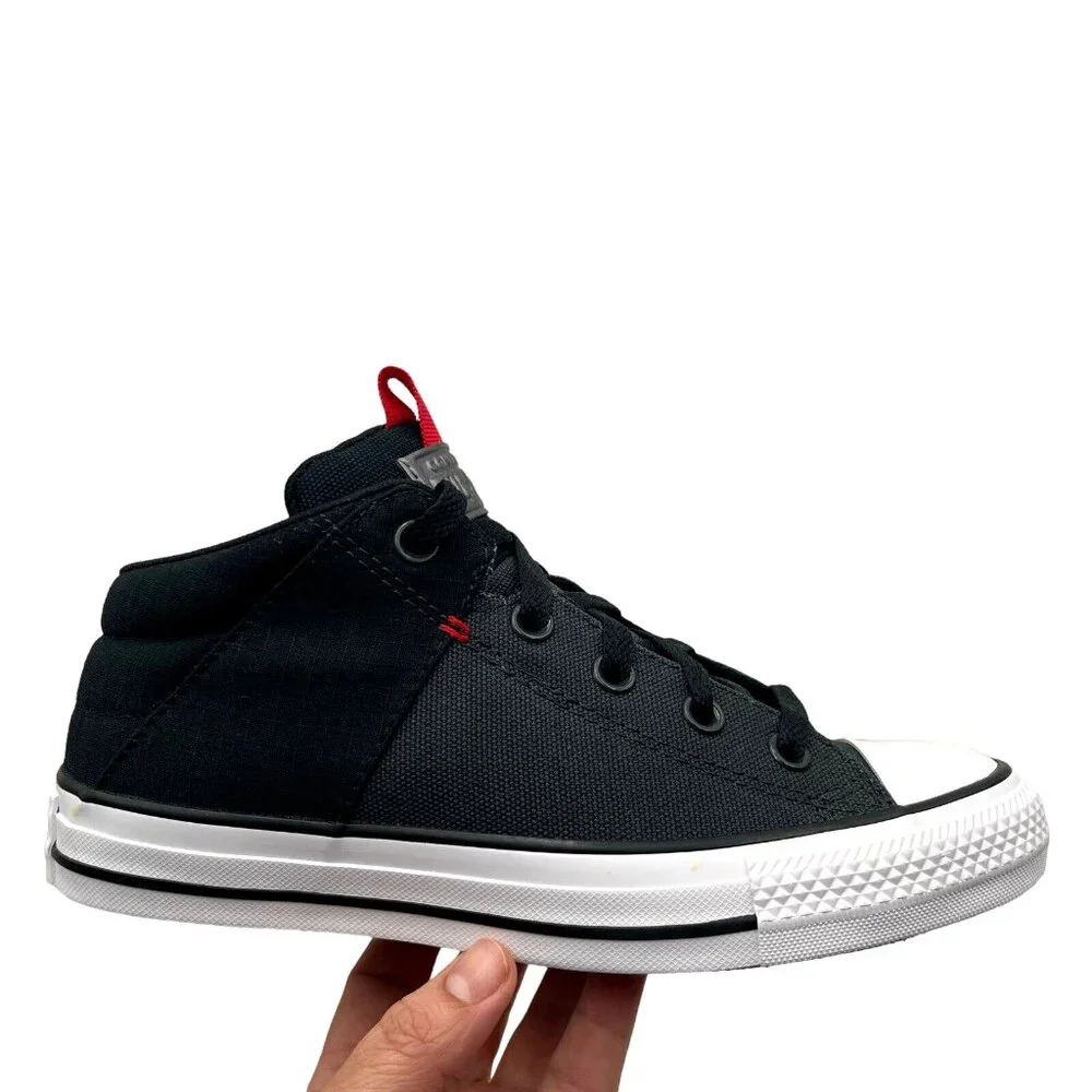 Converse Chuck Taylor All Star Youth Boy's Mid Top‎ Shoes Size 5 Olive/Black